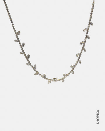 Collana girocollo di strass
