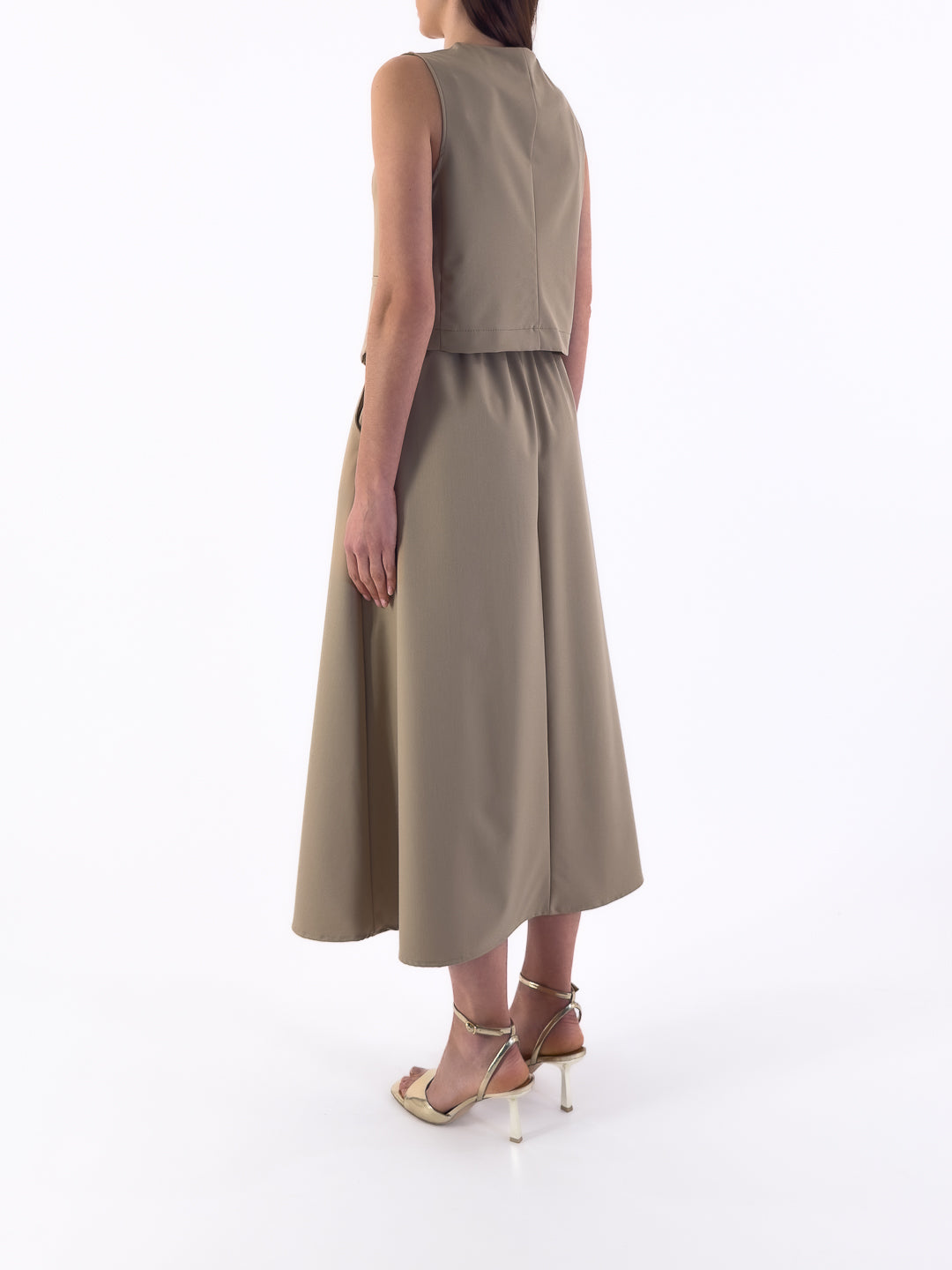 Completo sahara con gilet