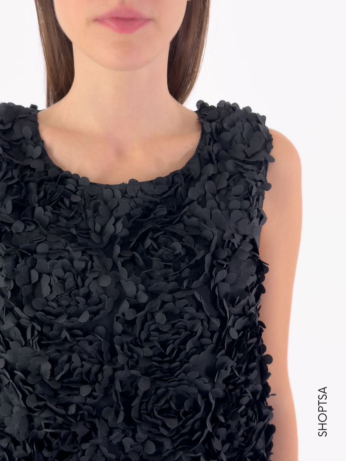 Abito corto con applicazioni - Angy Six