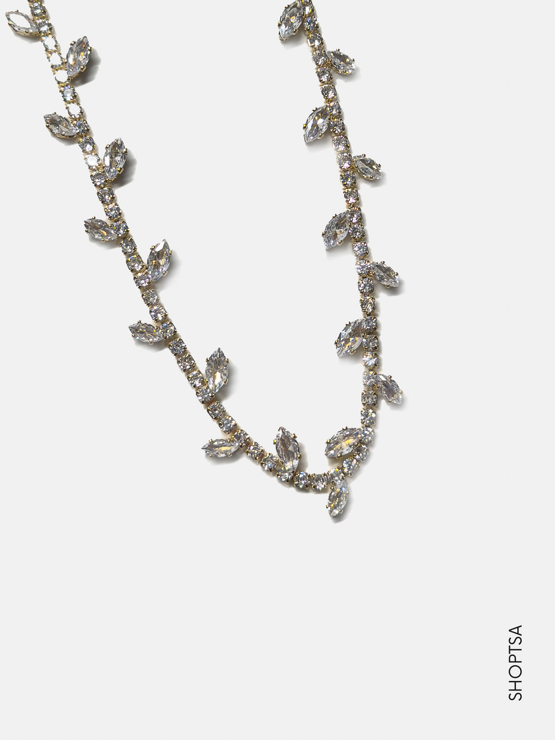 Collana girocollo di strass