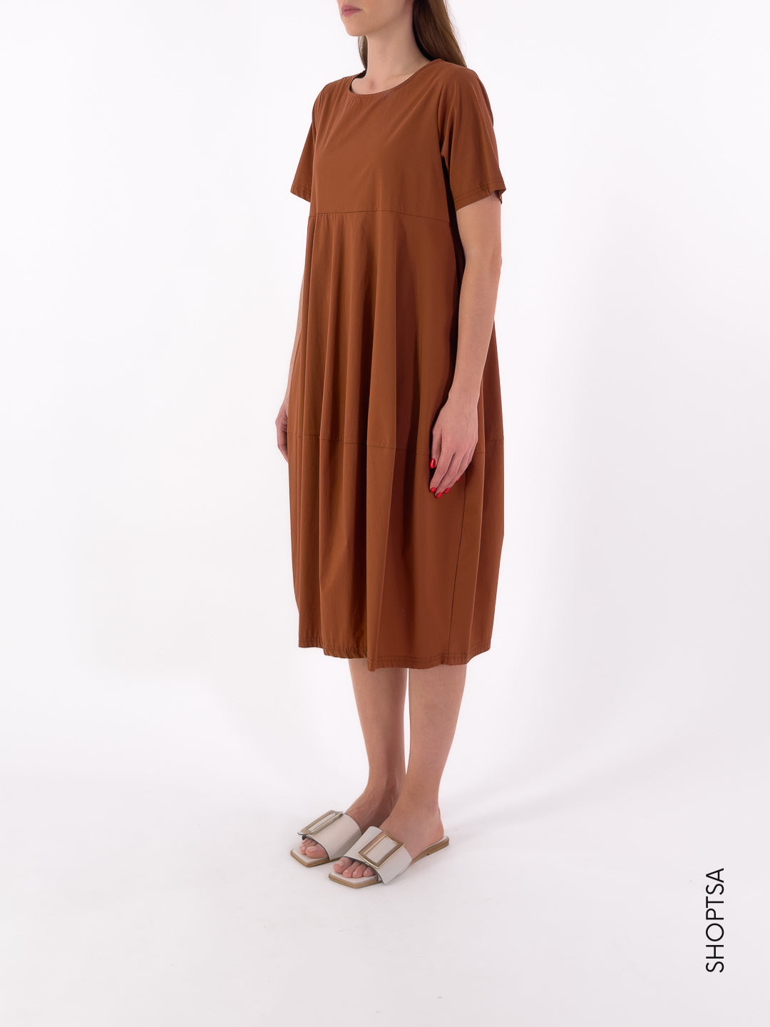 Abito a palloncino midi