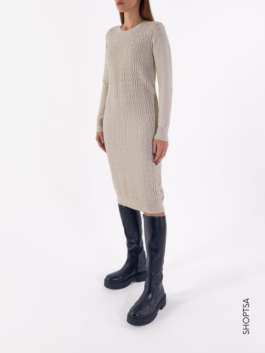 Abito in viscosa in maglia