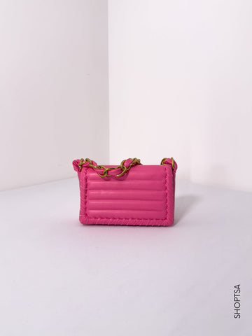 Borsa a spalla catena oro Gelso