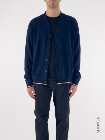 Monotype Blue Cardigan - Tommy Hilfiger