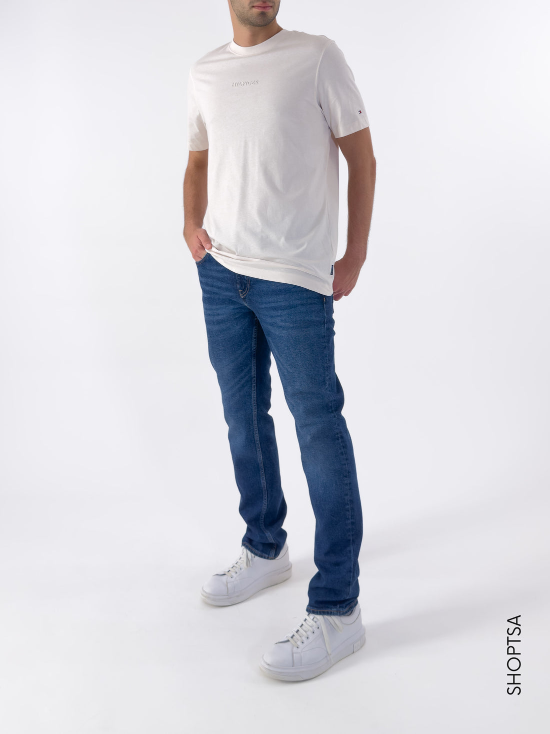 T-shirt monotype logo - Tommy Hilfiger