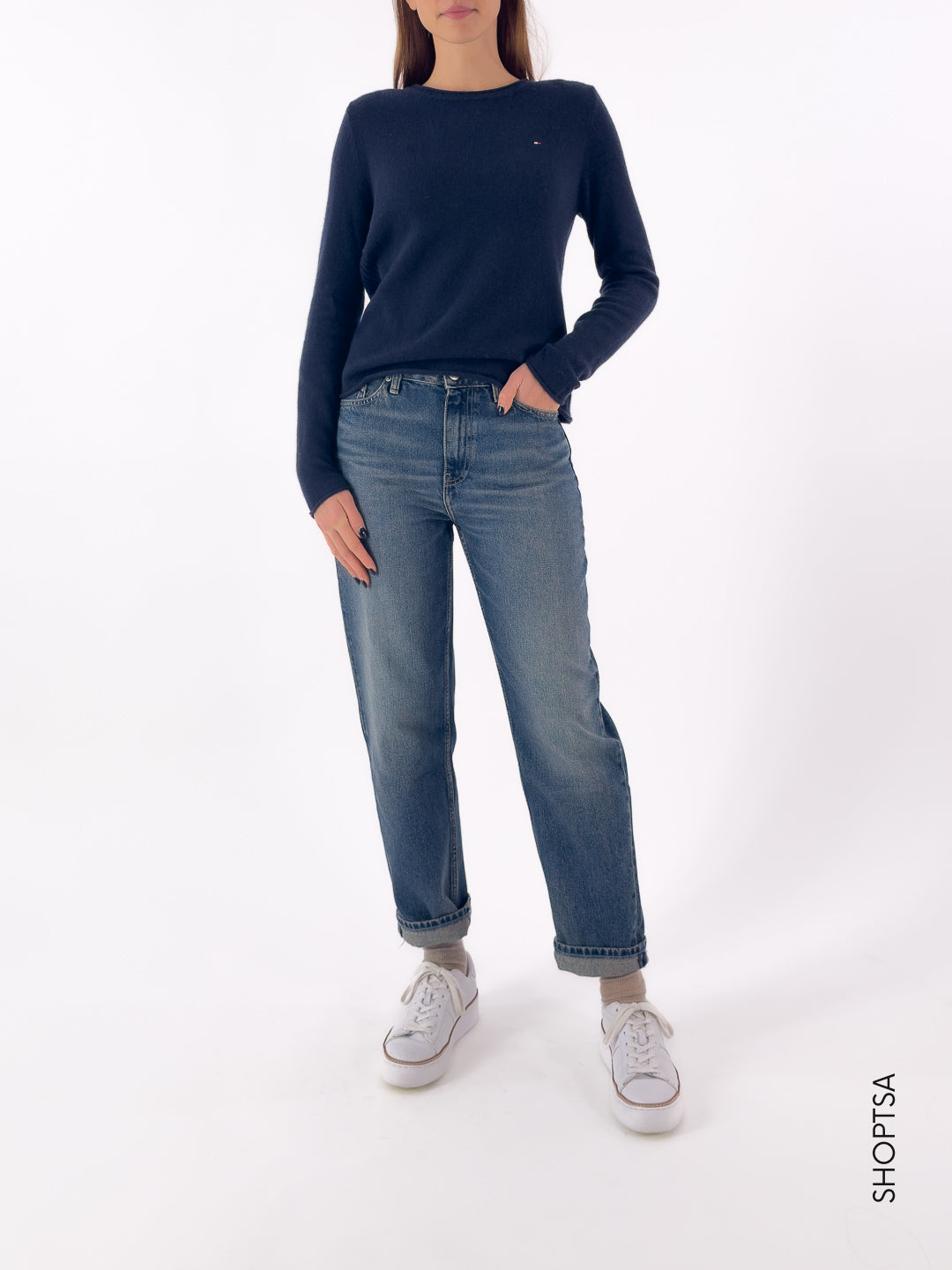 Pullover in pura lana