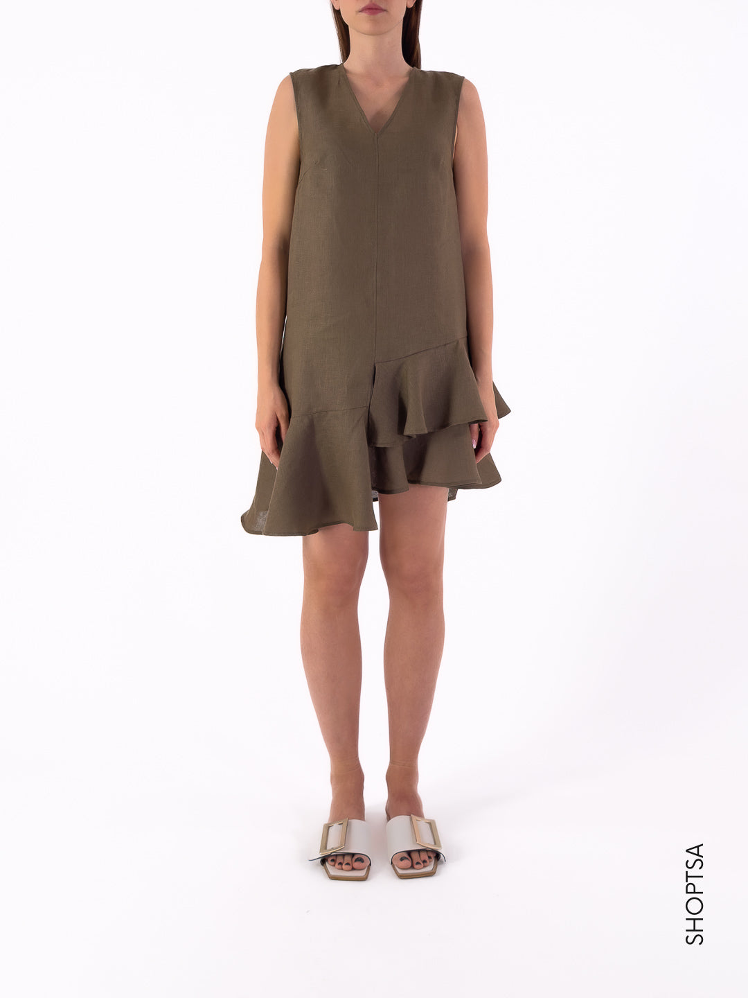 Abito corto can balza Td3067