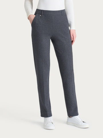 Pantalone dritto a fantasia DR38PP