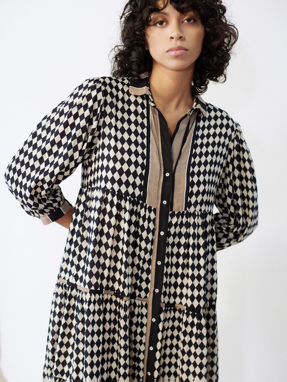 Abito azteco in cotone V101 - SKATIE