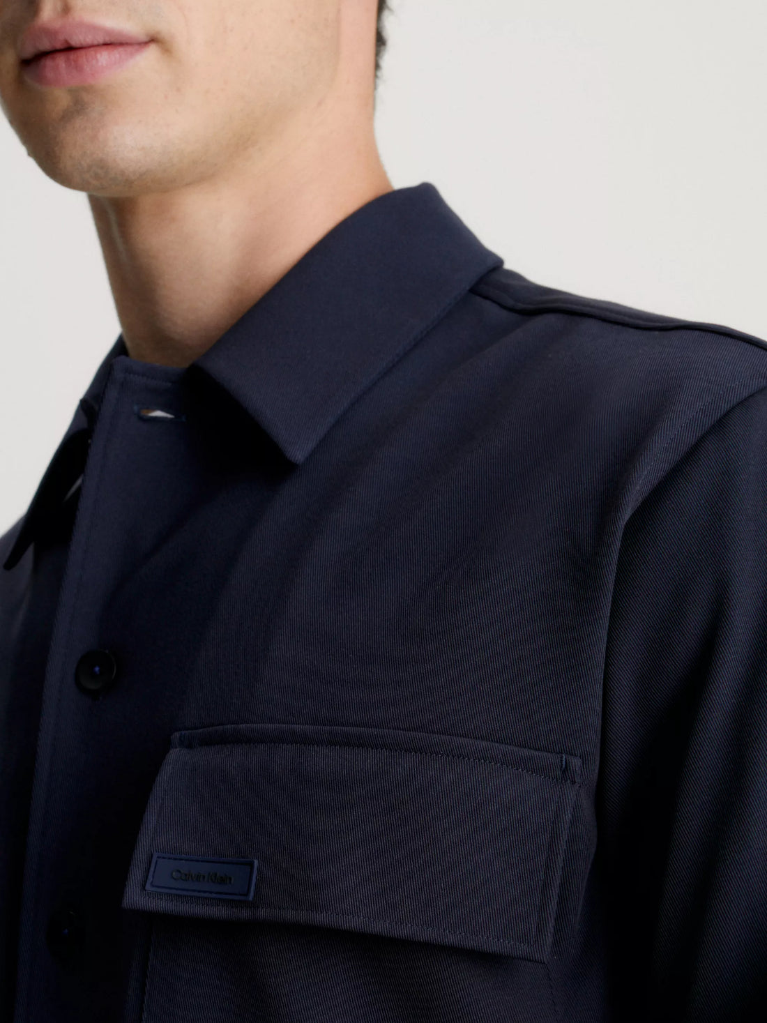 Camicia Overshirt  in soft twill - Calvin Klein