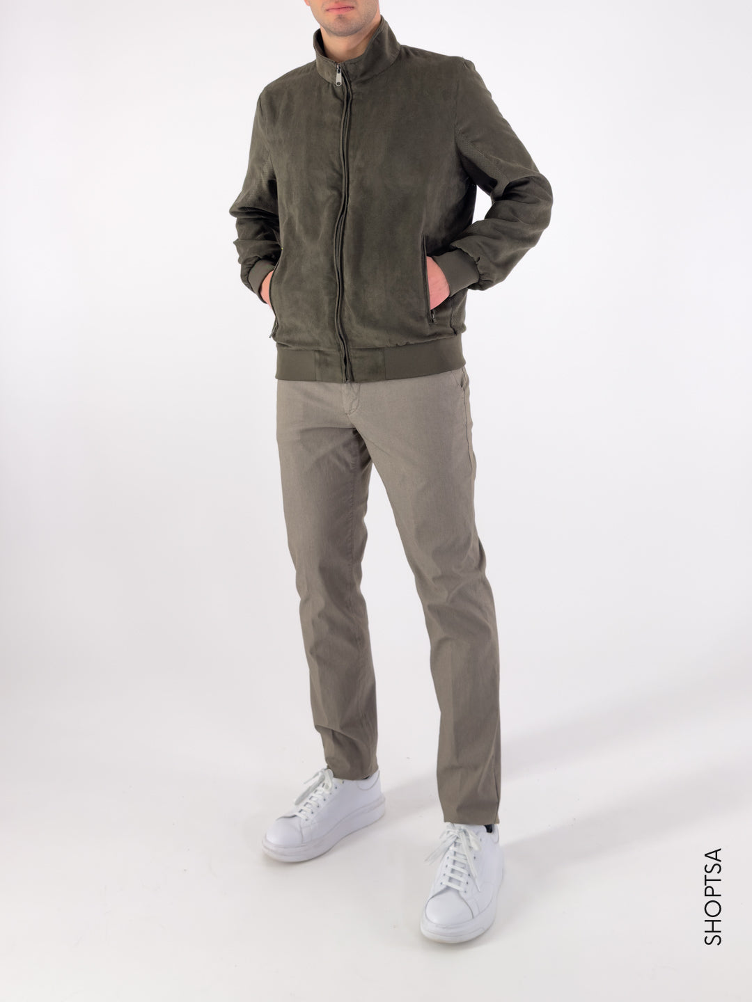 Giubbino in alcantara