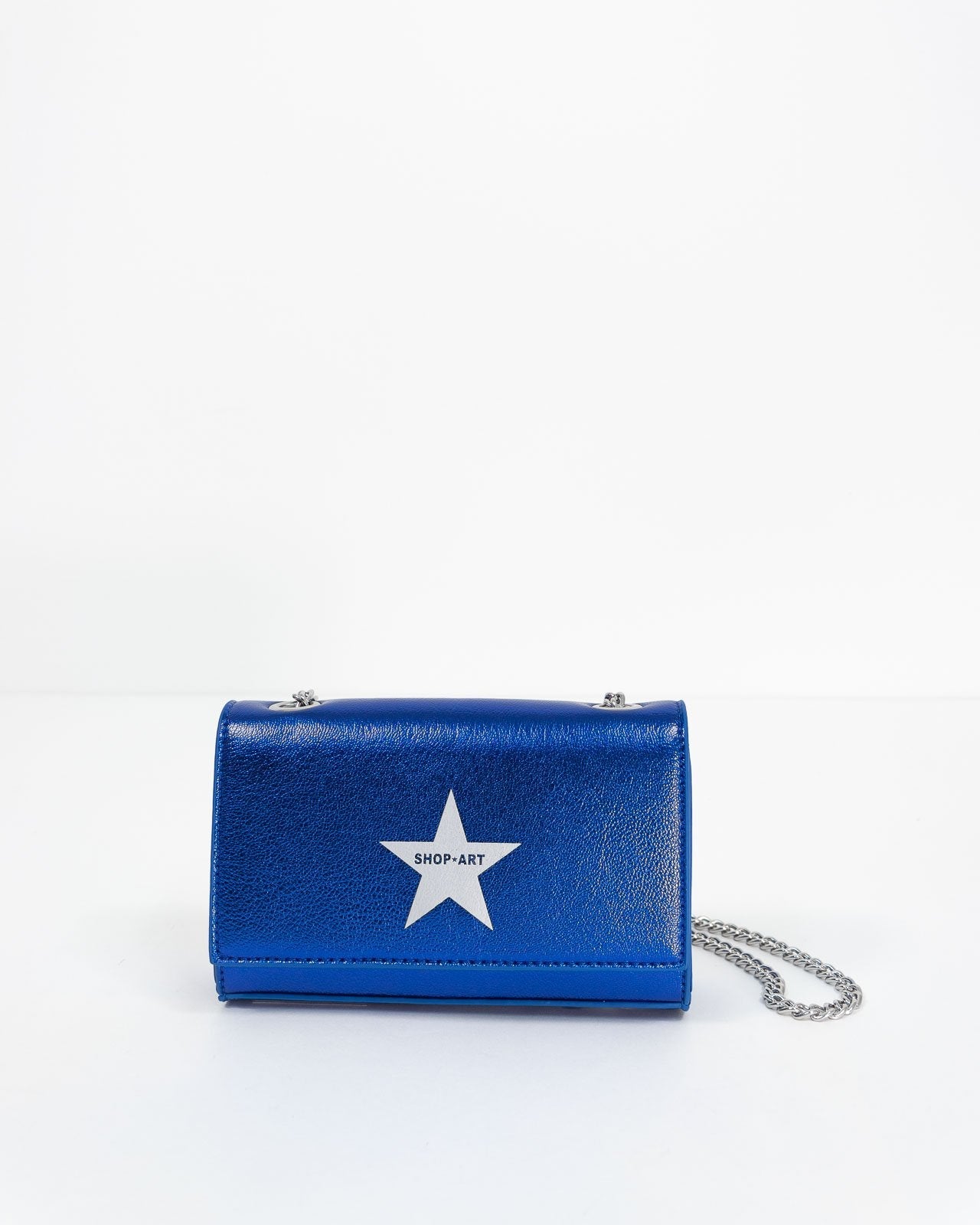 Gloop Borsa A Tracolla Donna Con Stella Cucita – Blu Scuro, 37x27x8 Cm – Tracolla Regolabile, Pratica Per Viaggi, Lavoro E Shopping