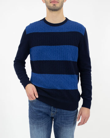 Maglia in lana a righe