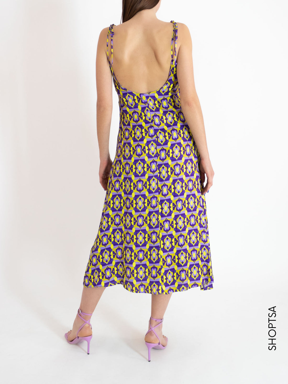 Abito lungo viscosa Ty1006 - ViCOLO