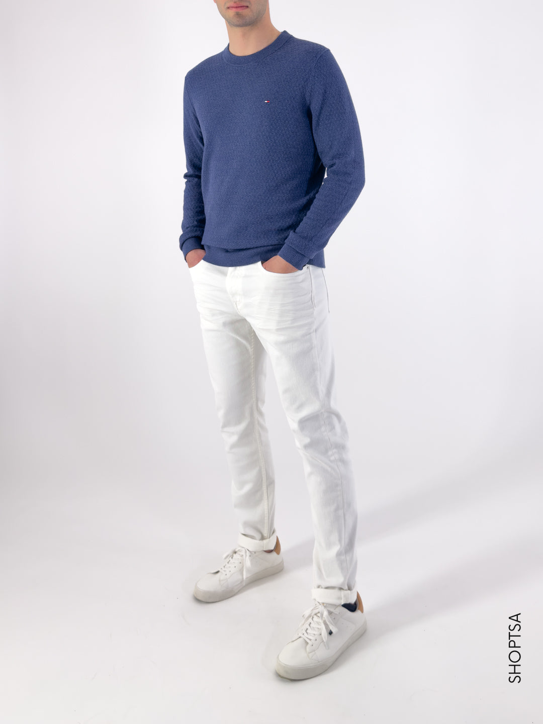 Pullover a nido d'ape - Tommy Hilfiger