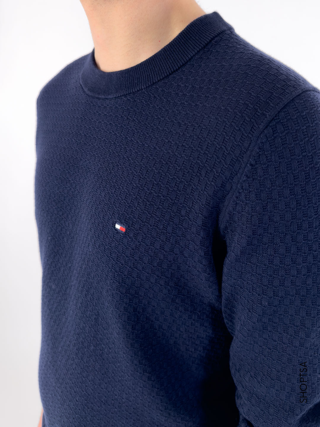 Pullover a nido d'ape - Tommy Hilfiger