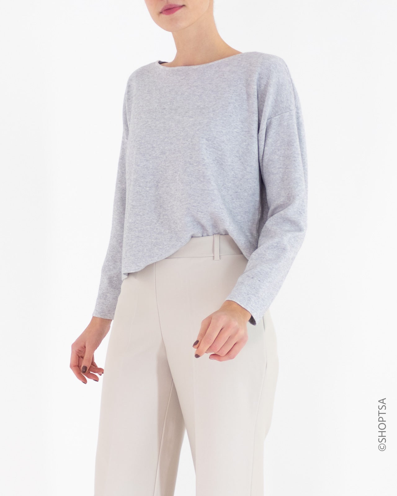 Maglia grigio melange viscosa 2077 ViCOLO shoptsa