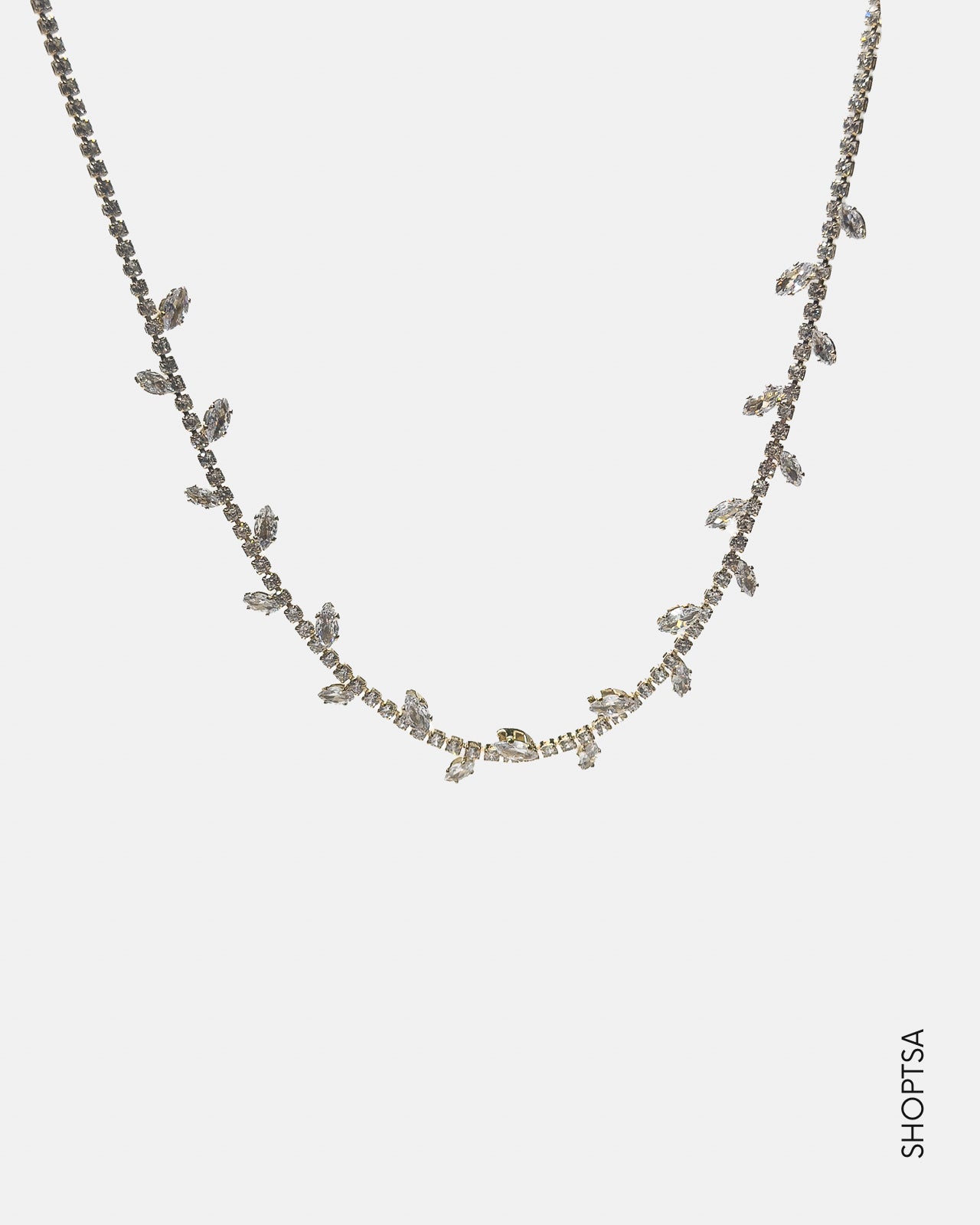 Collana girocollo di strass