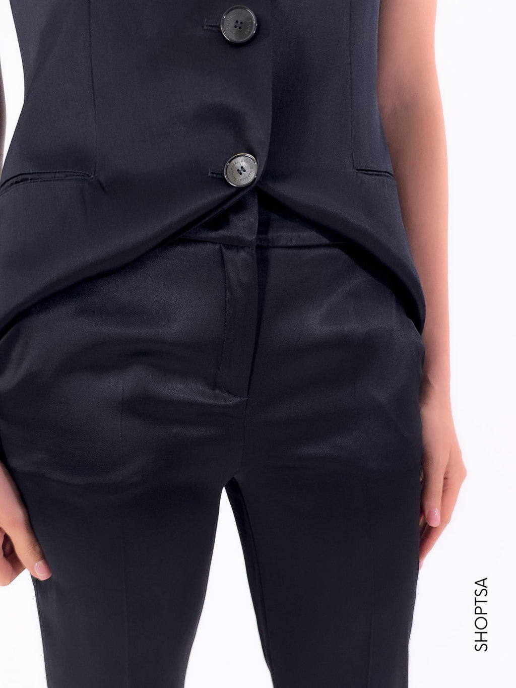 Completo in raso stretch FRED