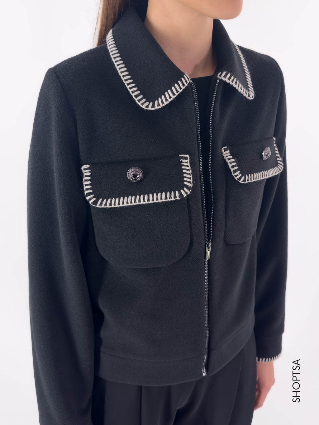 Cappottino bomber in panno