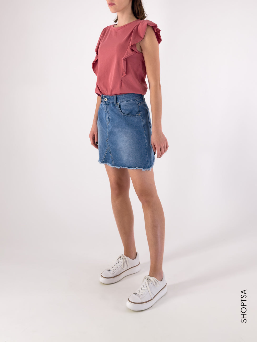 Denim mini skirt - CLIVER JEANS