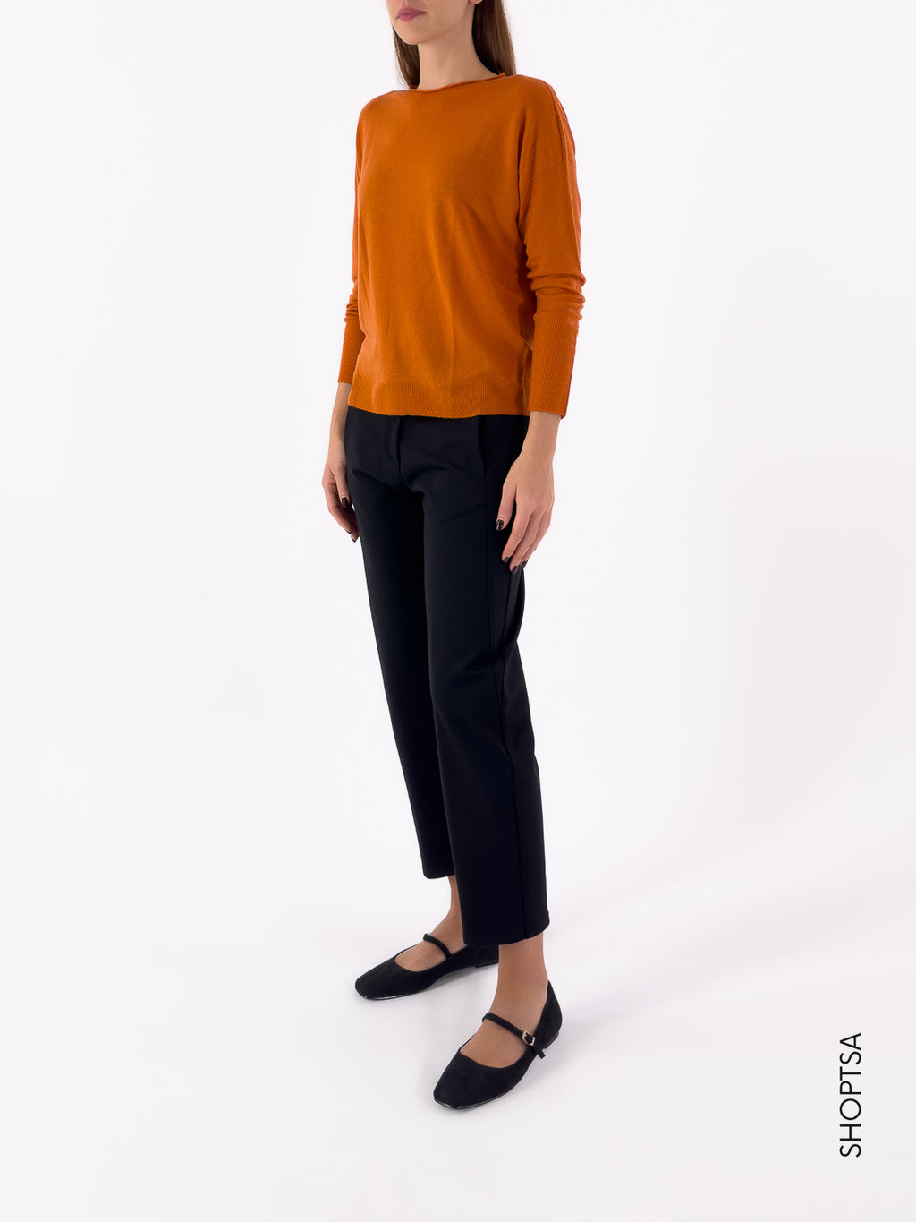 Maglia in lana rasata