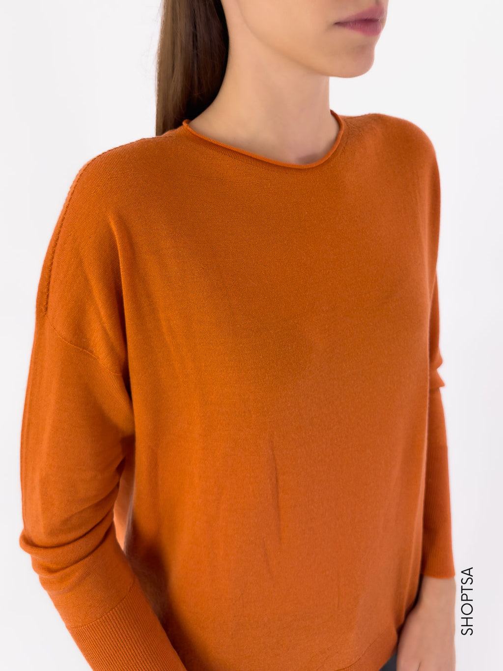 Maglia in lana rasata