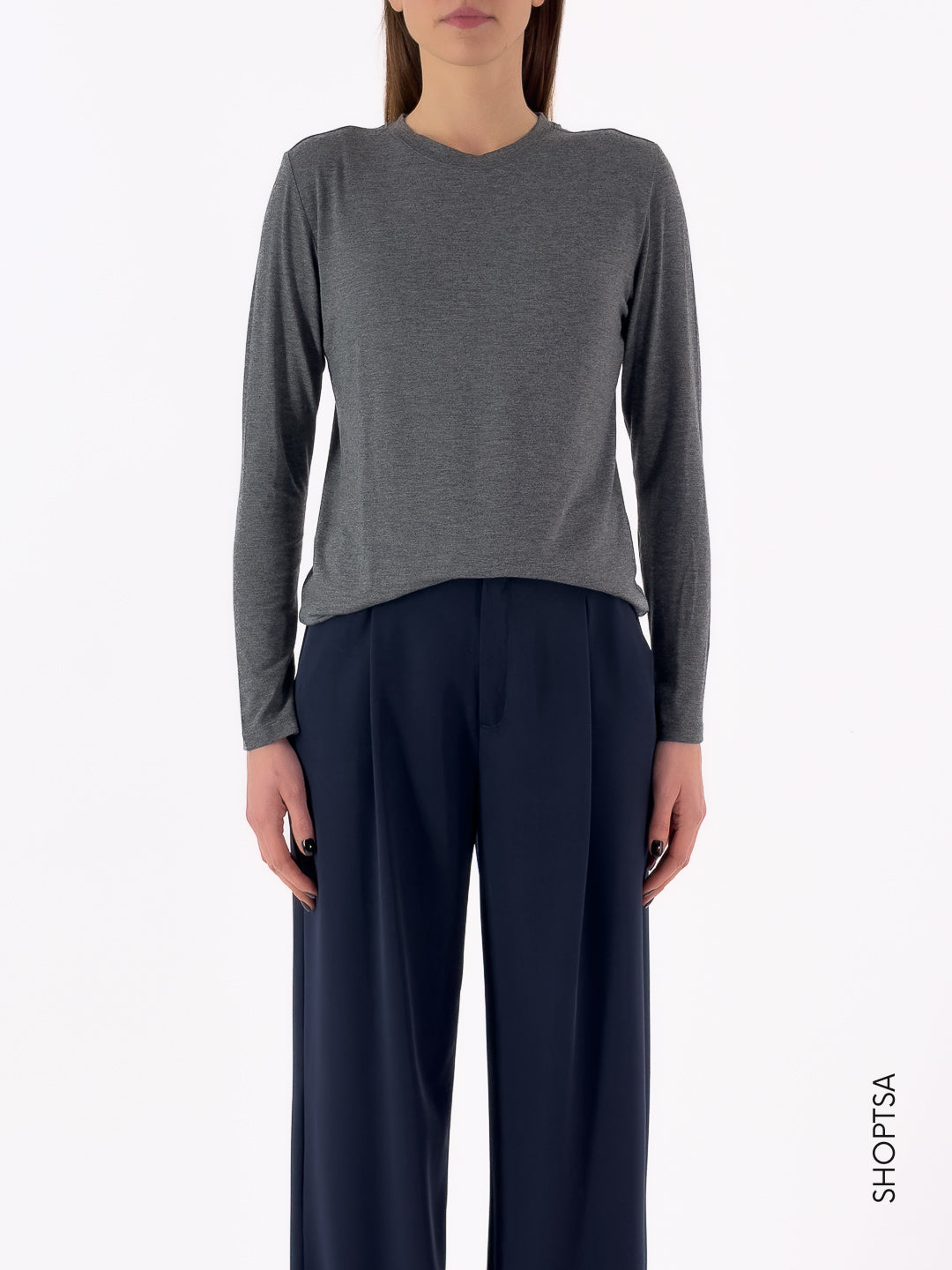 T-shirt morbida manica lunga