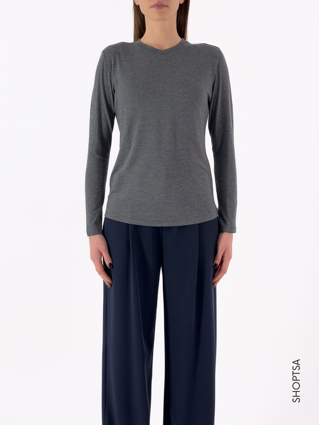 T-shirt morbida manica lunga