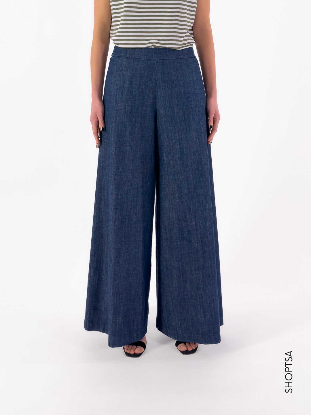 Pantalone in jeans ampio - Toujour Femme