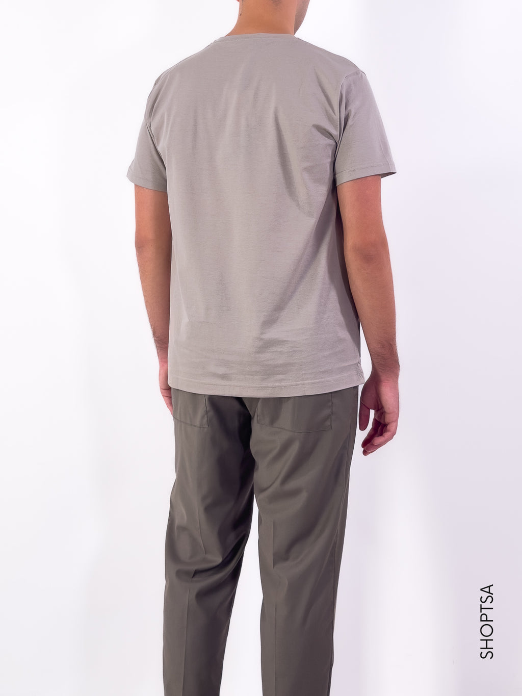 T-shirt sottogiacca in filo di scozia