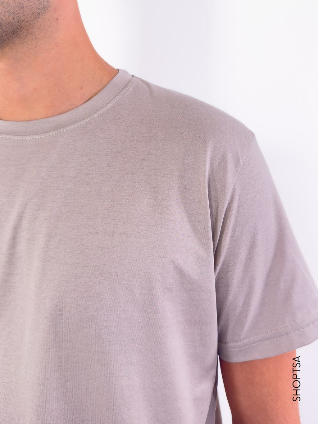 T-shirt sottogiacca in filo di scozia