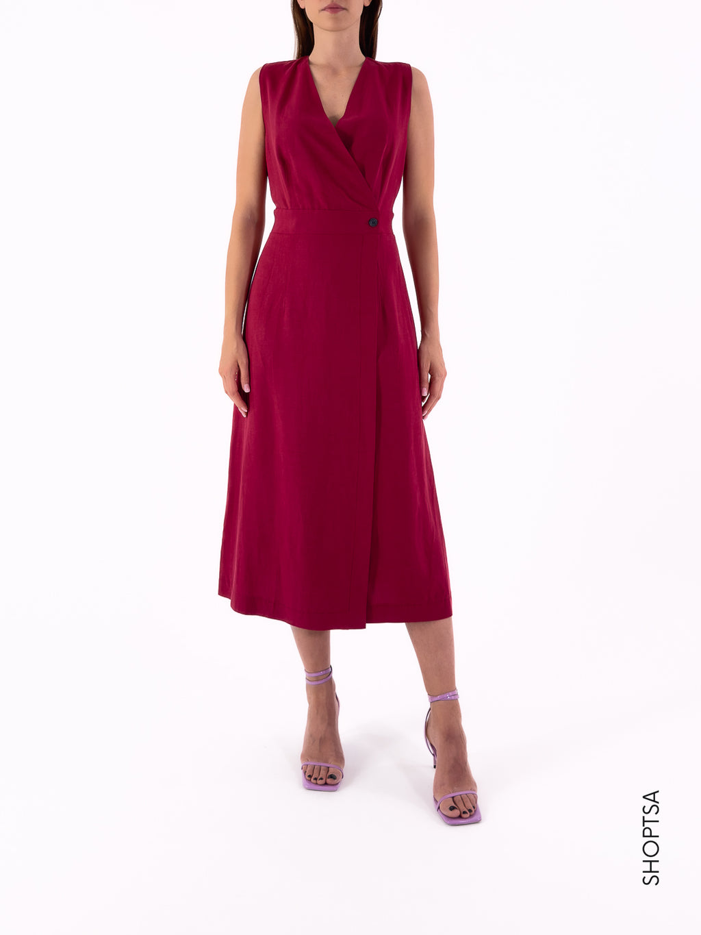 Abito midi a portafoglio - Feelings Sound - shopTSa