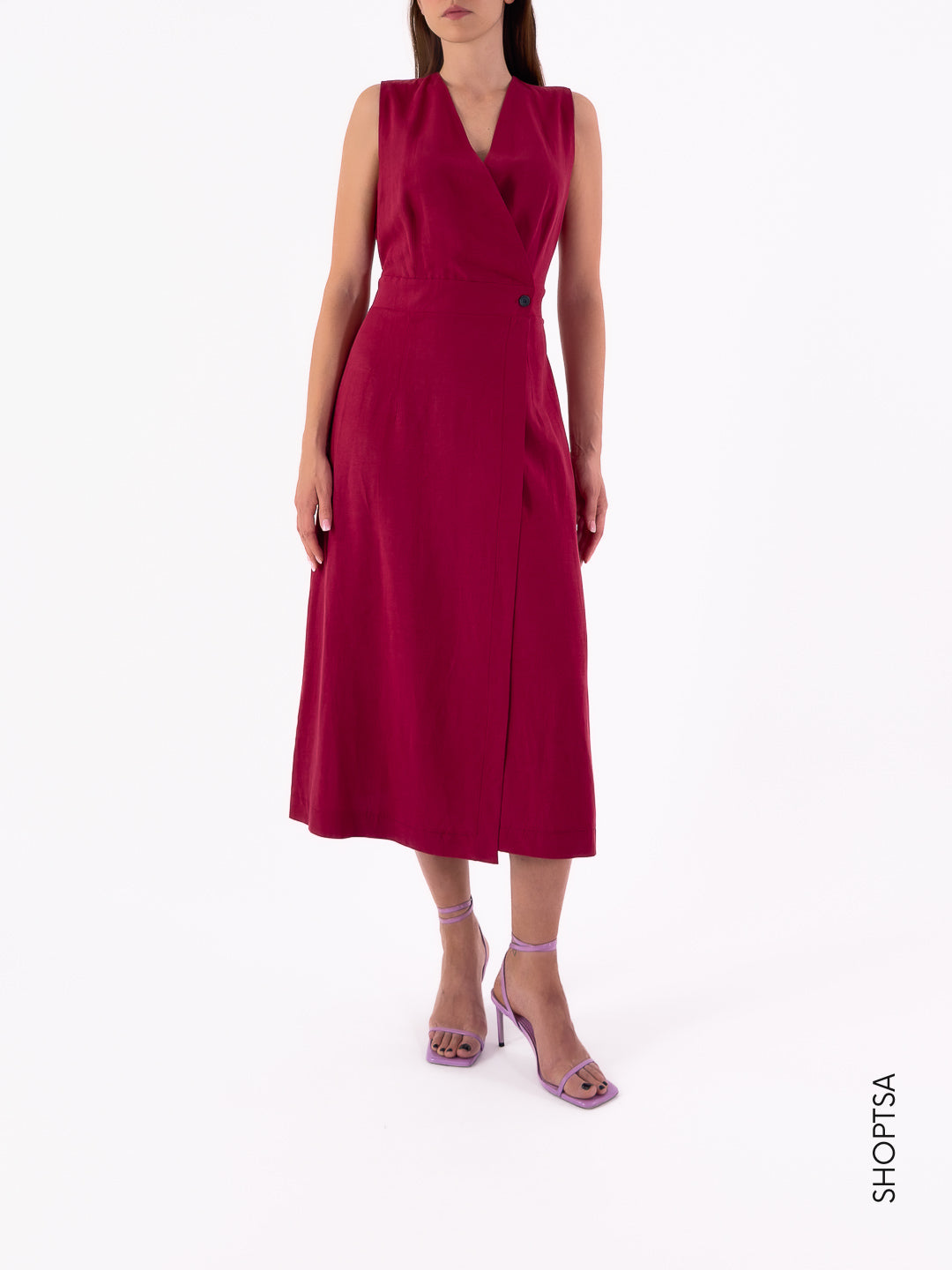 Abito midi a portafoglio - Feelings Sound - shopTSa