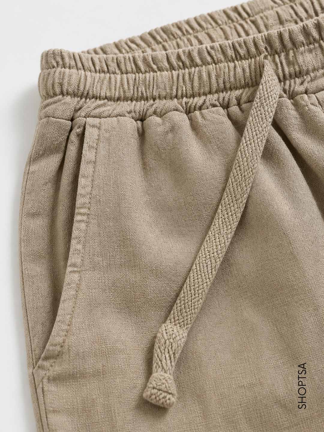 Pantalone Relaxed Fit 100% Lino