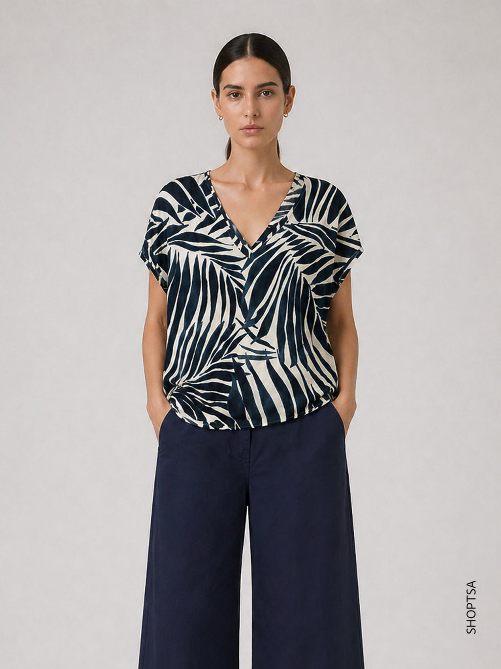 Blusa in twill fluido PBBCHIFFON - Penny Black - shopTSa