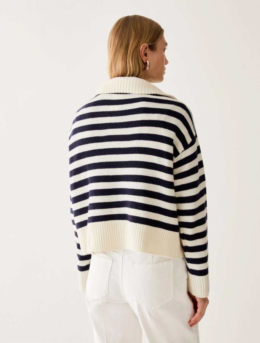 Maglia ampia in lana a righe PBBBAMBINA