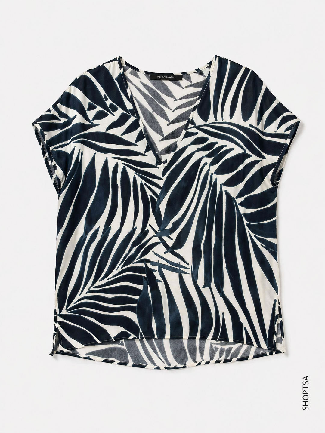 Blusa in twill fluido PBBCHIFFON