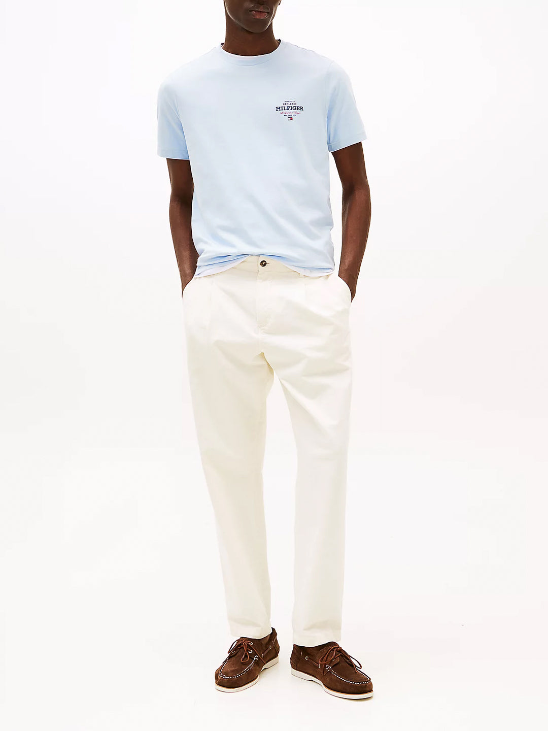 T-shirt con logo e bandierina - Tommy Hilfiger - shopTSa