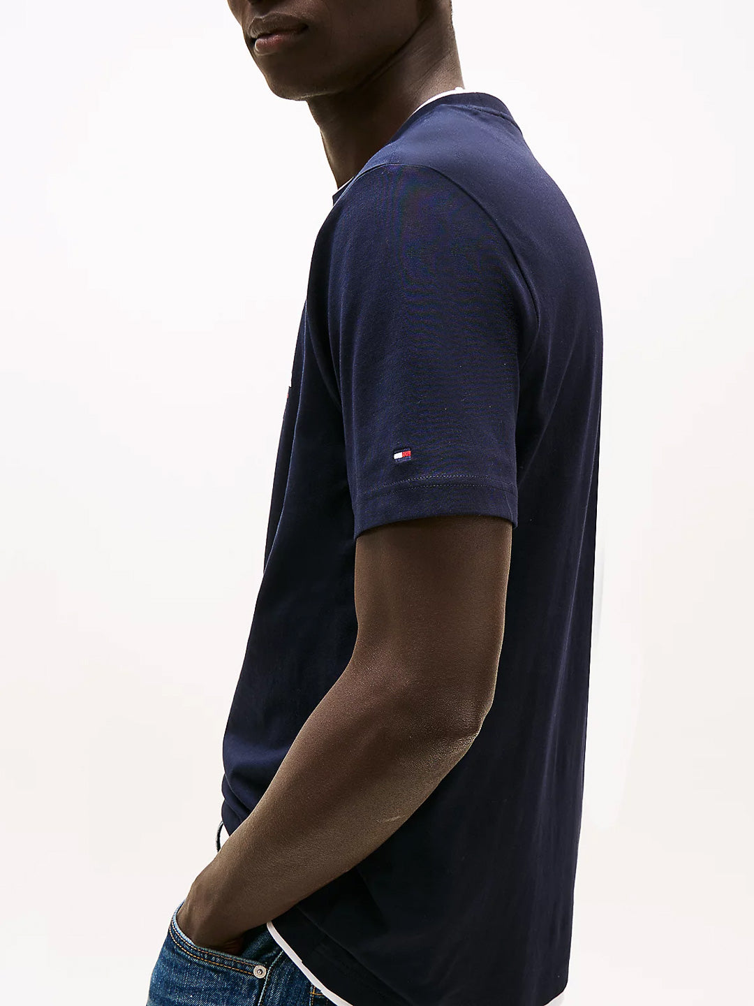 T-shirt con logo e bandierina - Tommy Hilfiger - shopTSa