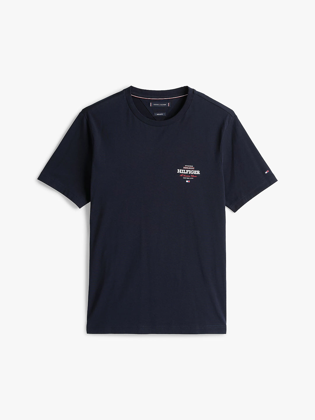 T-shirt con logo e bandierina - Tommy Hilfiger - shopTSa