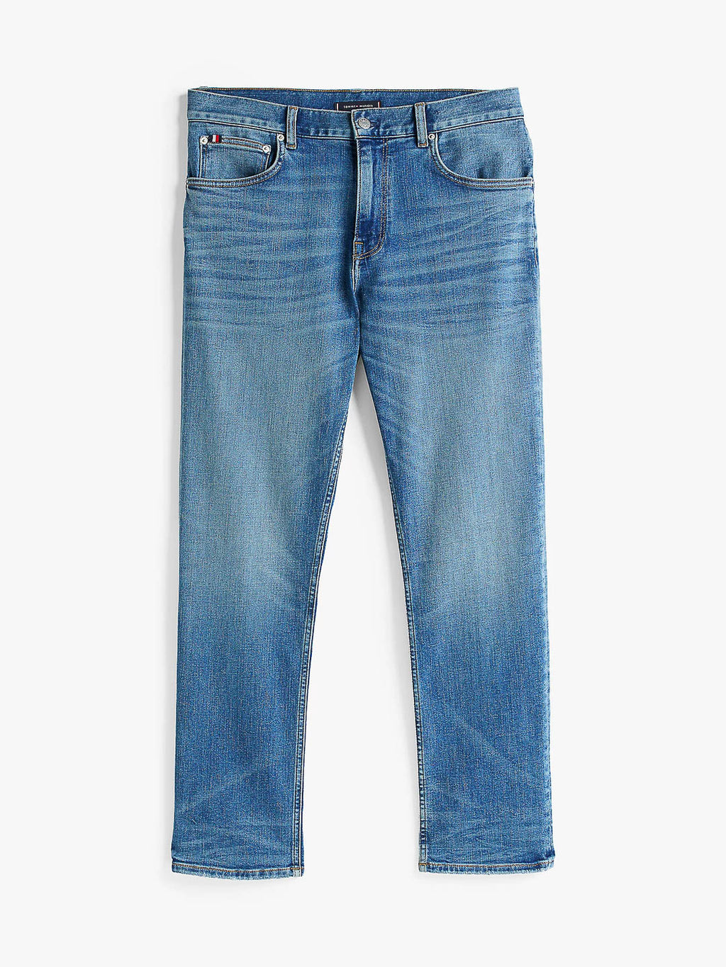 Jeans Th Art. MW0MW38814 Jeans Denton dal taglio dritto con baffature - Tommy Hilfiger - shopTSa