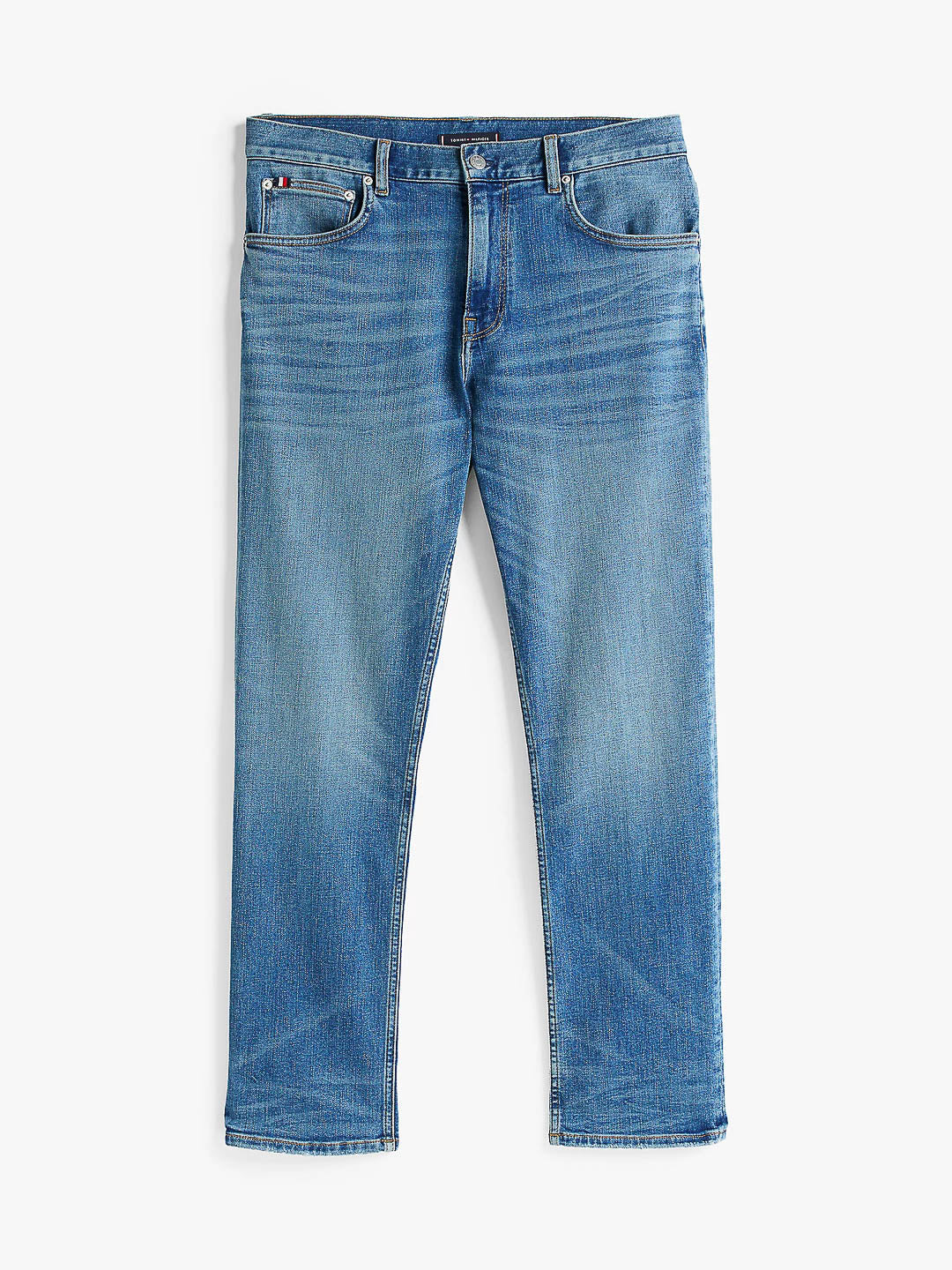 Jeans Th Art. MW0MW38814 Jeans Denton dal taglio dritto con baffature - Tommy Hilfiger - shopTSa