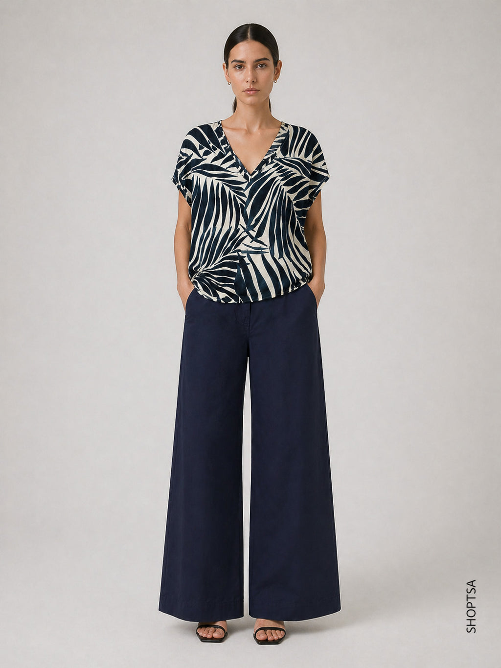 Blusa in twill fluido PBBCHIFFON - Penny Black - shopTSa