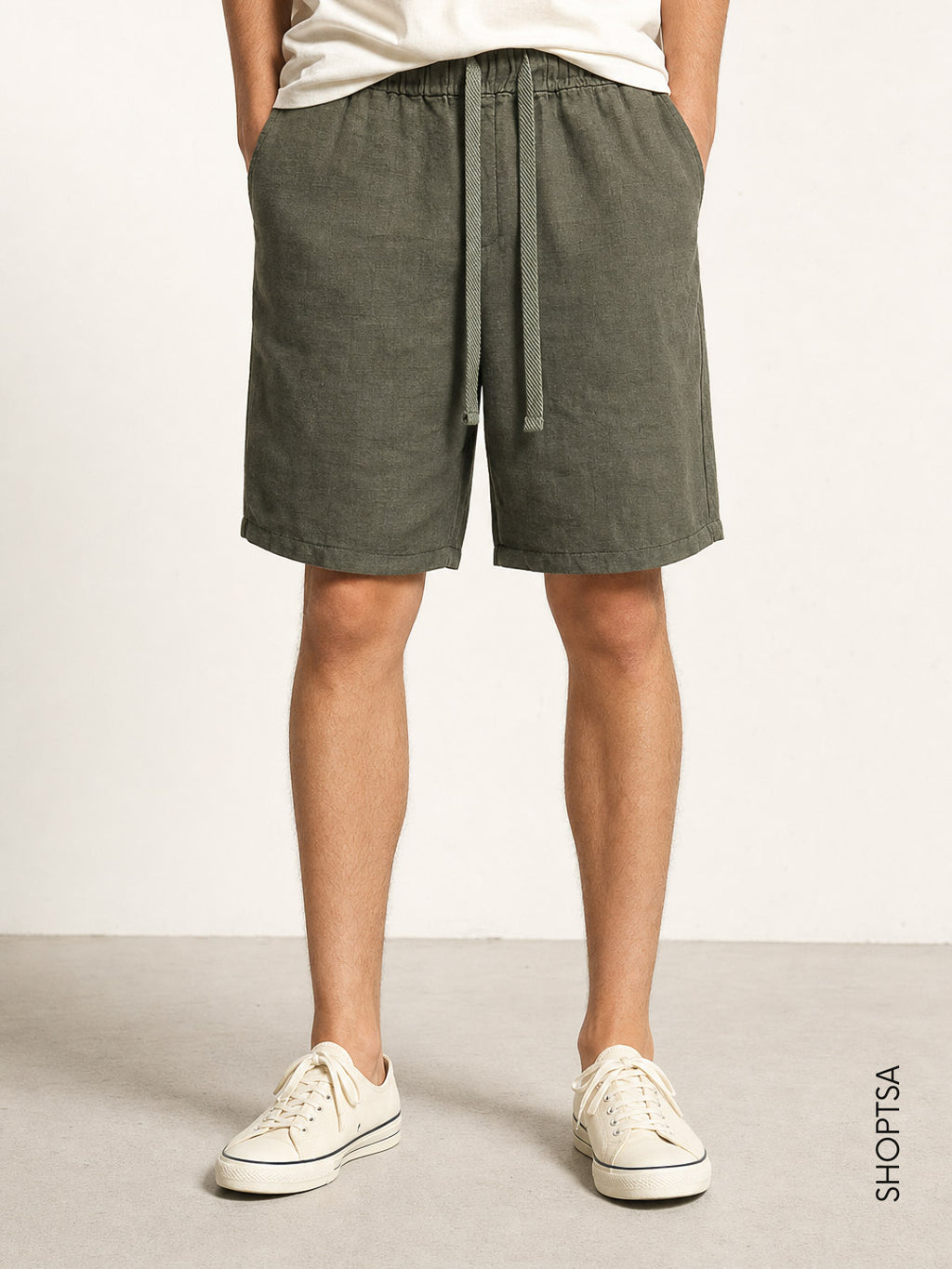 Bermuda Relaxed Fit 100% lino