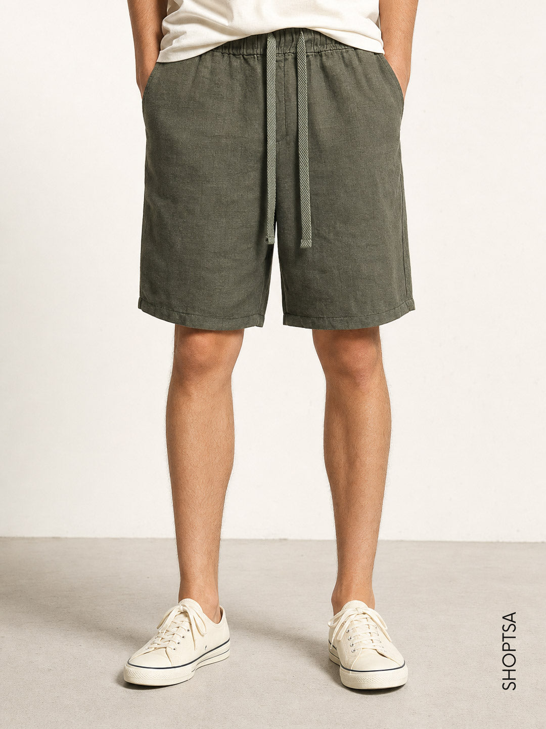 Bermuda Relaxed Fit 100% lino