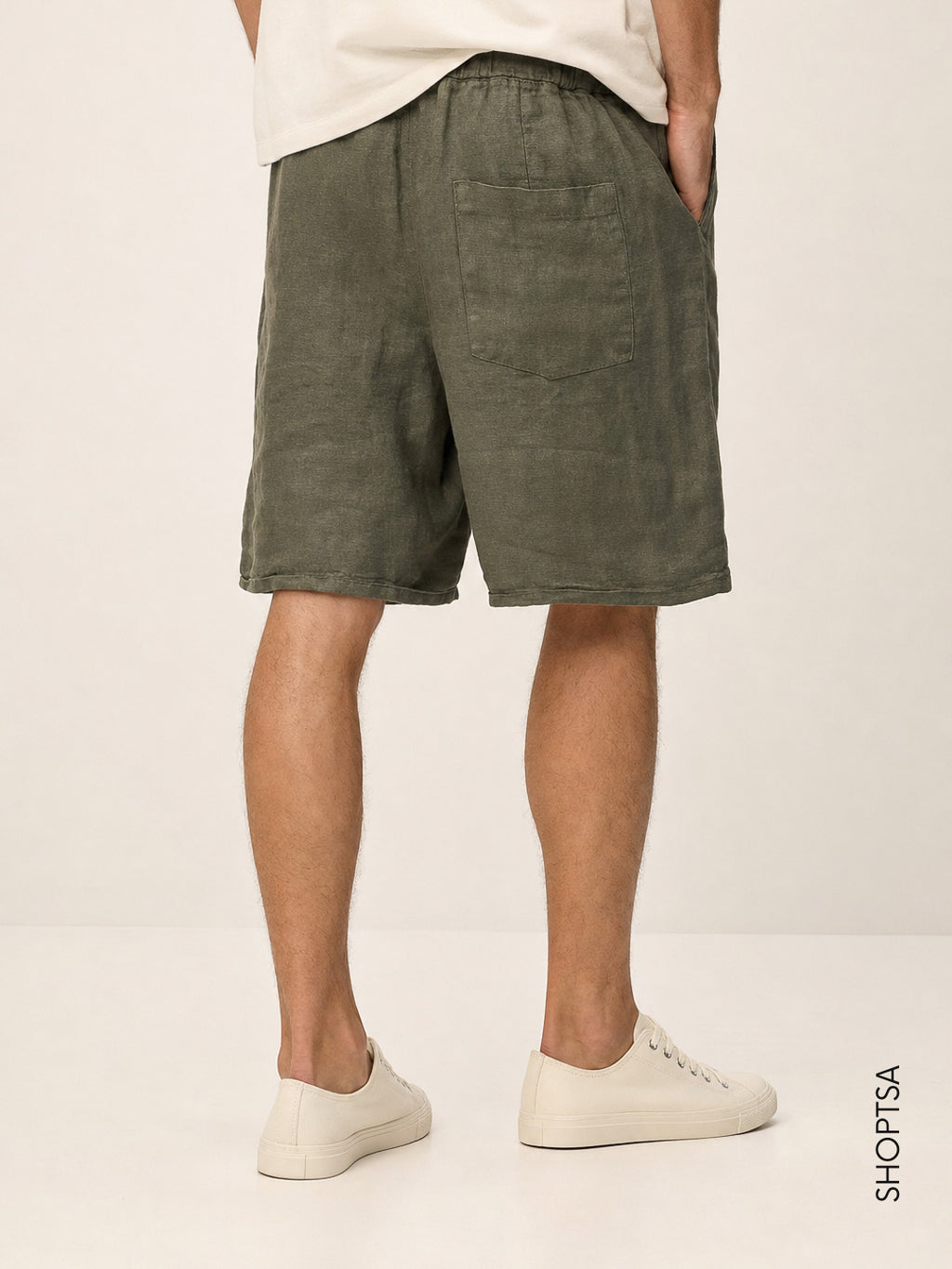 Bermuda Relaxed Fit 100% lino