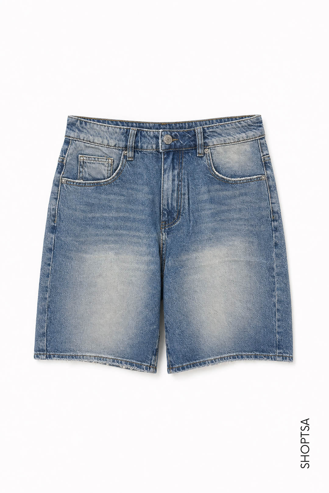 Bermuda denim morbido elasticizzato