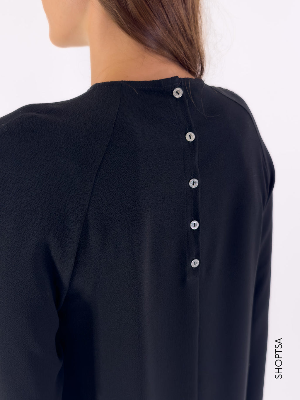 Camicia girocollo con dettaglio