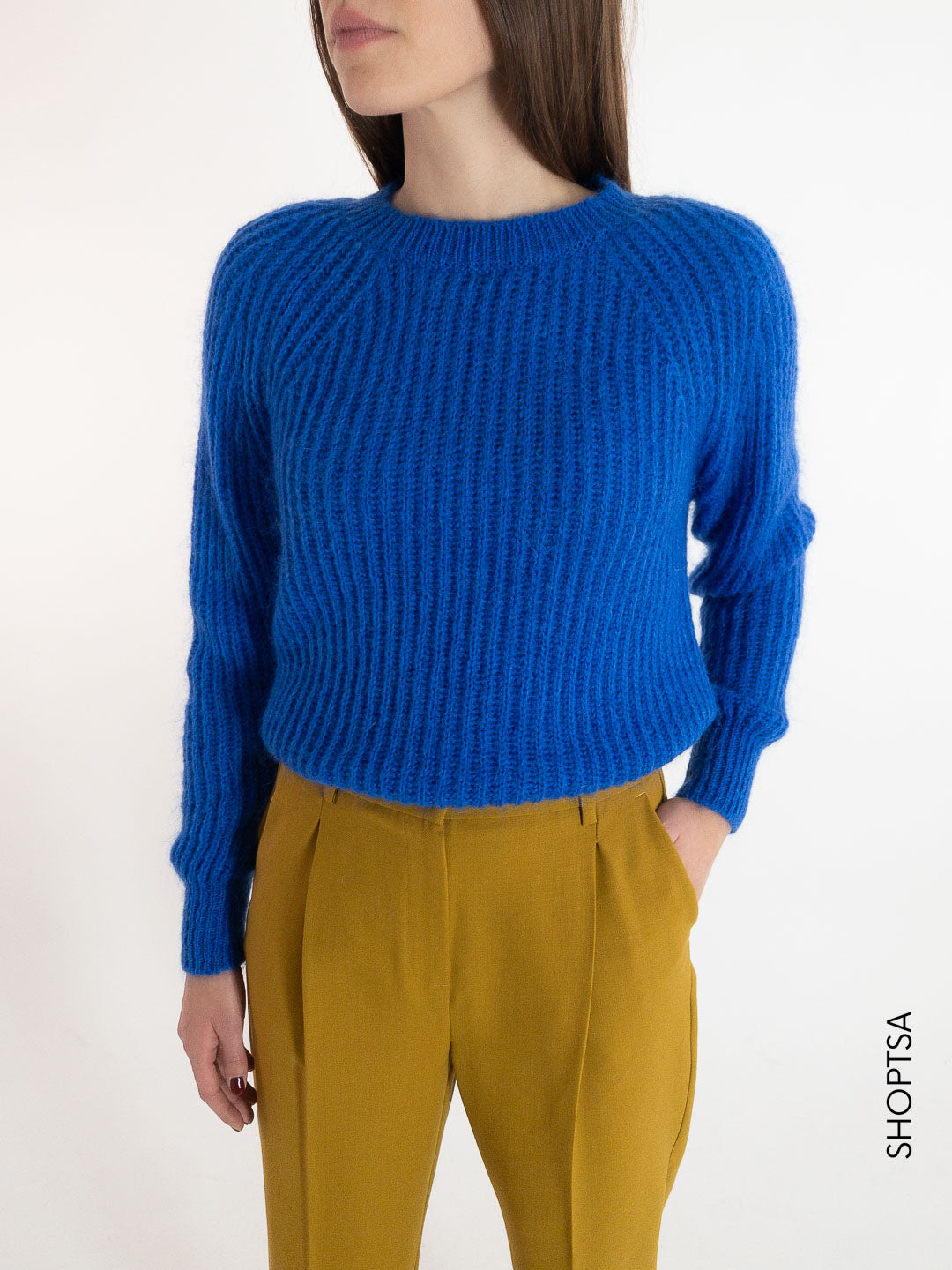 Basic wool sweater 55021 - ViCOLO 